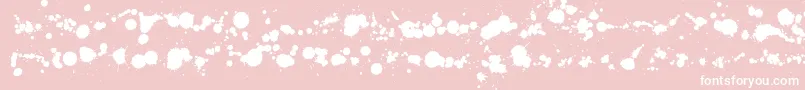 WcRhesusABta Font – White Fonts on Pink Background