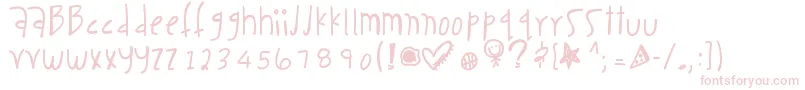 Caseaddiction-Schriftart – Rosa Schriften