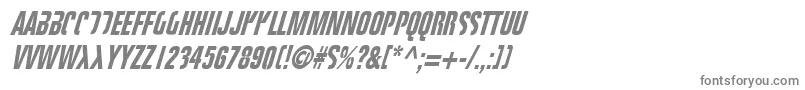 フォントFight This – 白い背景に灰色の文字