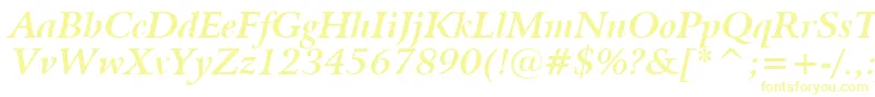 BitstreamArrusBoldItalicBt Font – Yellow Fonts