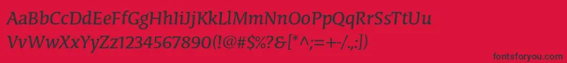 More about CongabravastdRegular Font CongabravastdRegular Font – Black Fonts on Red Background