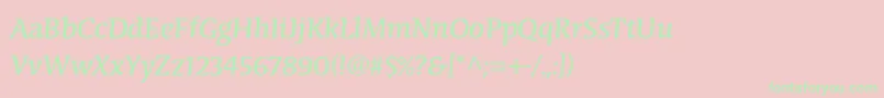 CongabravastdRegularフォントについての詳細 フォントCongabravastdRegular – ピンクの背景に緑の文字