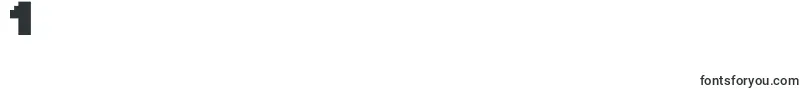 M42-Schriftart – Schriften für die Ziffer 1