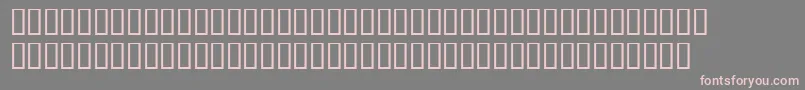 TempsexptRomansh Font – Pink Fonts on Gray Background
