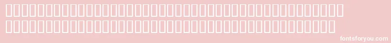 TempsexptRomansh Font – White Fonts on Pink Background