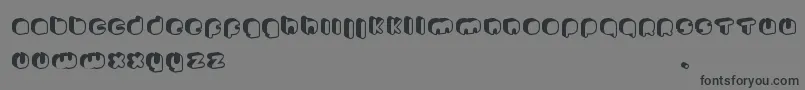JohannekePro Font – Black Fonts on Gray Background