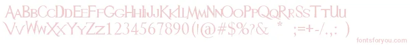 Mulan-Schriftart – Rosa Schriften