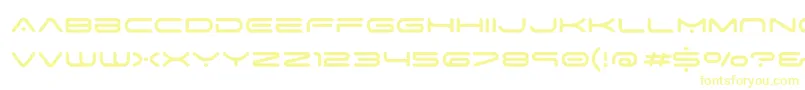 Шрифт SpaceAge – жёлтые шрифты