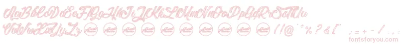 Шрифт LitchisIslandPersonaluseonly – розовые шрифты