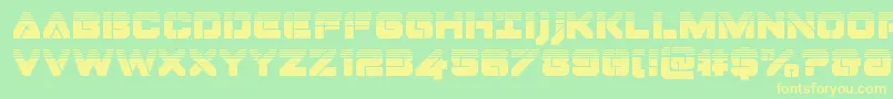 More about Dominojackhalf Font Dominojackhalf Font – Yellow Fonts on Green Background