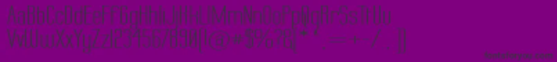 Labtopw Font – Black Fonts on Purple Background