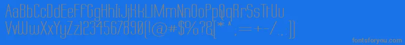 Labtopw Font – Gray Fonts on Blue Background