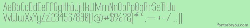 Labtopw Font – Gray Fonts on Green Background