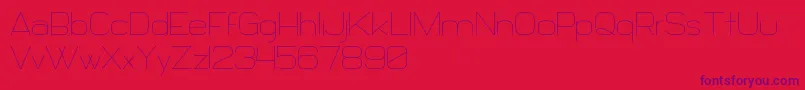 Daiichi Font – Purple Fonts on Red Background