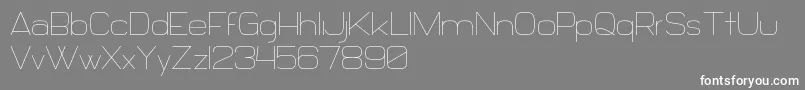 Daiichi Font – White Fonts on Gray Background