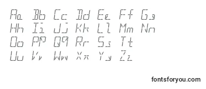 Schriftart Segment16cItalic