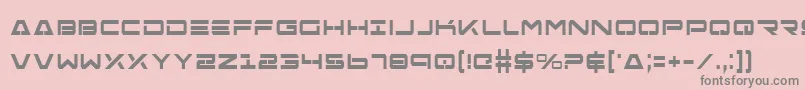 FreeAgentBoldCondensed Font – Gray Fonts on Pink Background