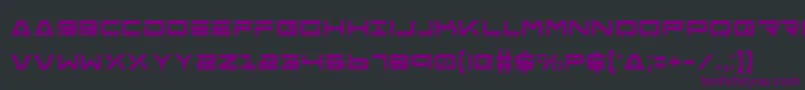 FreeAgentBoldCondensed Font – Purple Fonts on Black Background