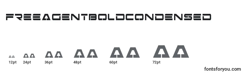 FreeAgentBoldCondensed Font Sizes