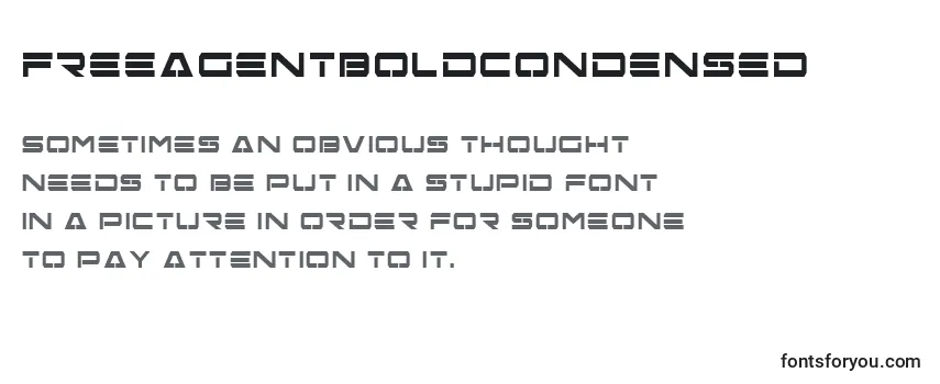 FreeAgentBoldCondensed-fontti