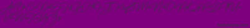 Franciscodemo-fontti – mustat fontit violetilla taustalla