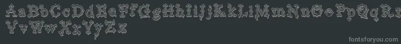 VtksBlackLabel Font – Gray Fonts on Black Background