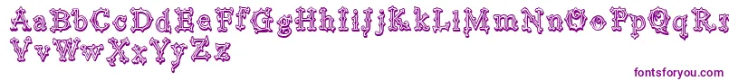 VtksBlackLabel Font – Purple Fonts on White Background
