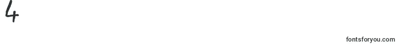 NicolasFrespech Font – Fonts for Digit 4