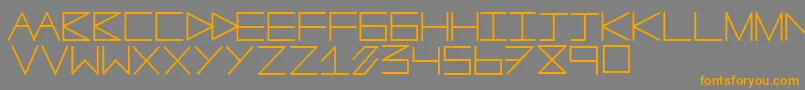 En savoir plus sur la police Anotherline Police Anotherline – polices orange sur fond gris