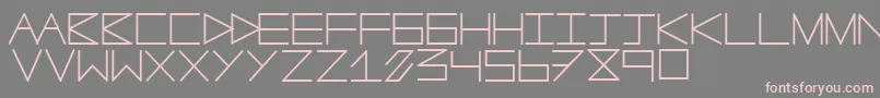 Anotherline Font – Pink Fonts on Gray Background