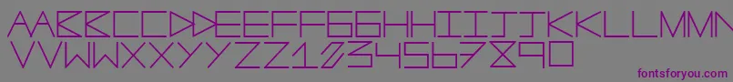 Anotherline Font – Purple Fonts on Gray Background