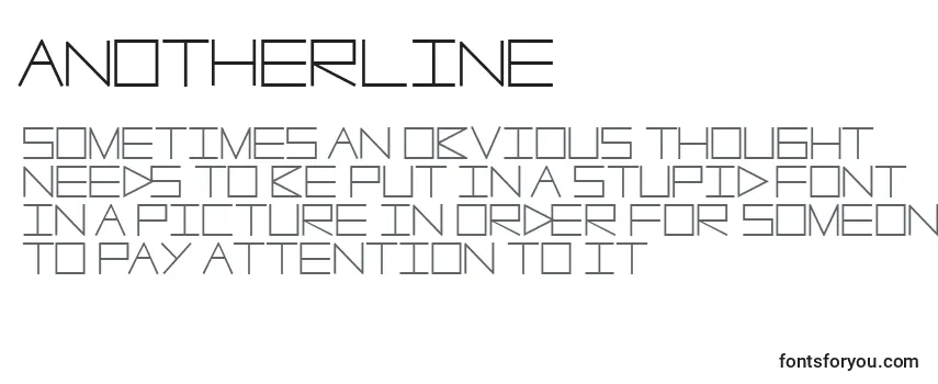 Шрифт Anotherline