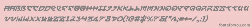 More about YamaMotoItalic Font YamaMotoItalic Font – Gray Fonts on Pink Background