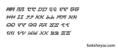 YamaMotoItalic Font