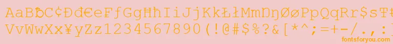 Подробнее о шрифте Vandaloo Шрифт Vandaloo – оранжевые шрифты на розовом фоне