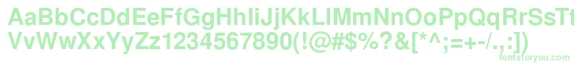 SansPsBold Font – Green Fonts