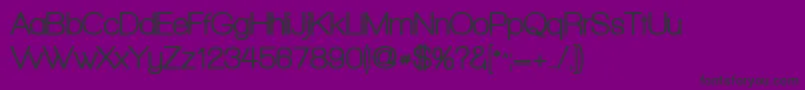 WalkwayRounded Font – Black Fonts on Purple Background