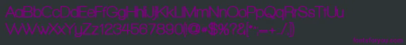 WalkwayRounded Font – Purple Fonts on Black Background