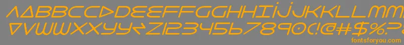 8thelementi Font – Orange Fonts on Gray Background