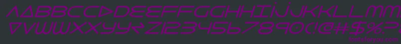 8thelementi Font – Purple Fonts on Black Background