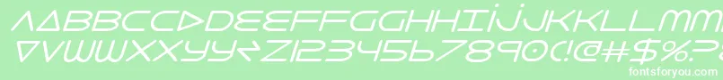 フォント8thelementi – 緑の背景に白い文字