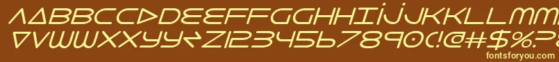 8thelementi-fontti – keltaiset fontit ruskealla taustalla