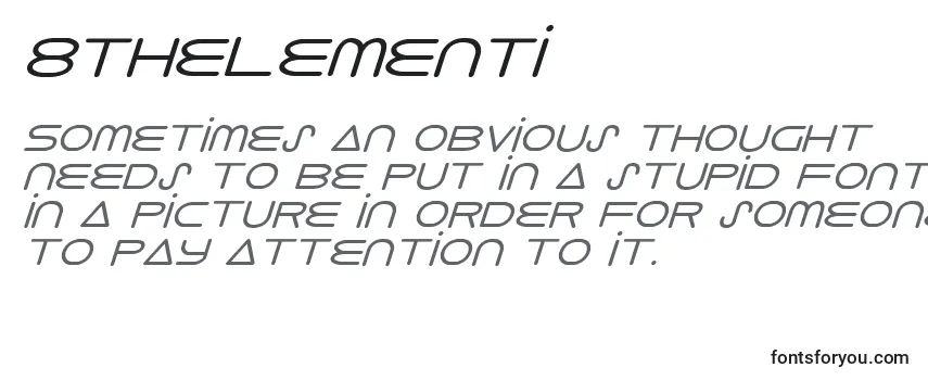 8thelementi Font