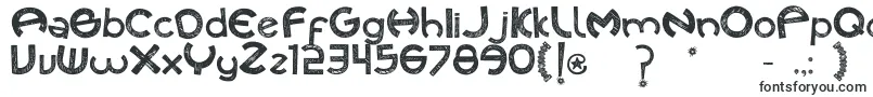 Шрифт Cuecafont – широкие шрифты