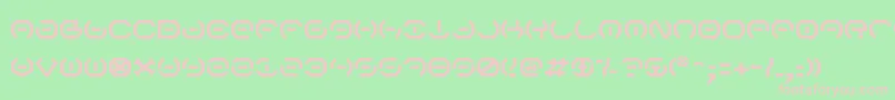 Alphav2 Font – Pink Fonts on Green Background