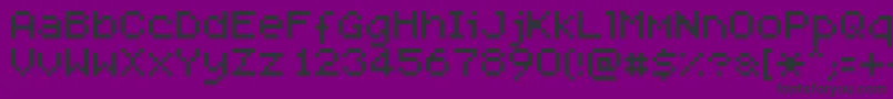 Шрифт Steelflight – чёрные шрифты на фиолетовом фоне