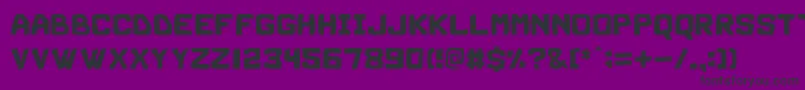 Magario Font – Black Fonts on Purple Background