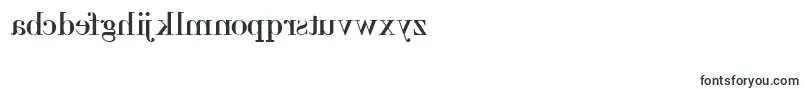 Fonte Backbod – fontes do alfabeto
