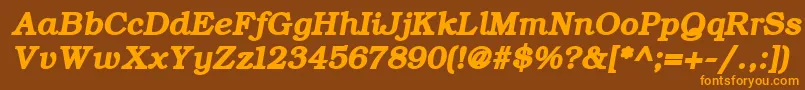More about ErBukinistMacBoldItalic Font ErBukinistMacBoldItalic Font – Orange Fonts on Brown Background