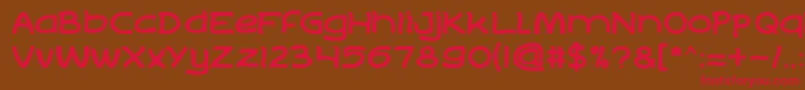 LifeToFind Font – Red Fonts on Brown Background